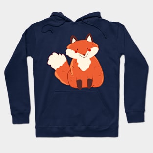 fox illustration Hoodie